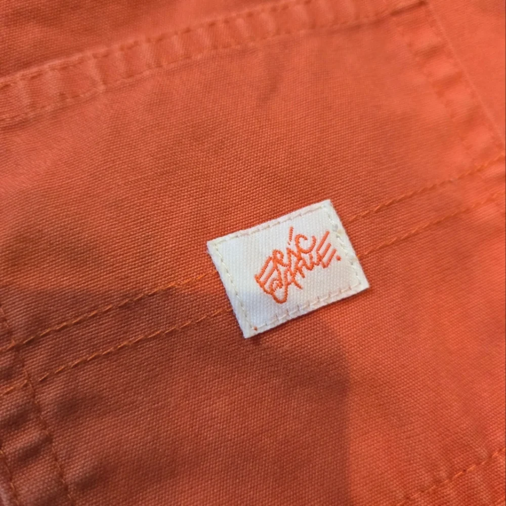 Vintage Y2k OshKosh B'gosh Eric Carle Beetles Orange Overalls Shorts